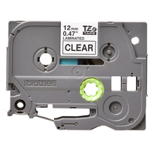 Cassette originale à ruban pour étiqueteuse Brother 12mm transparent - TZe-131