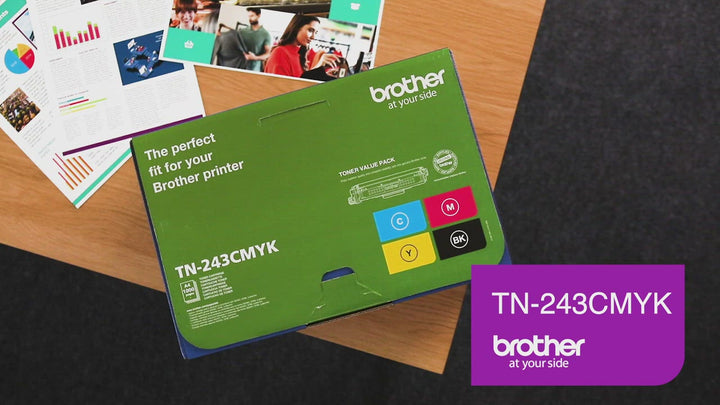 Brother TN243CMYK Value Pack - pack de 4 - noir, jaune, cyan