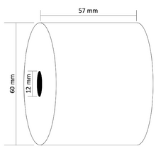 Lot de 50 bobines papier thermique SBPA pour caisse 57x60x12 - OfficePartner.fr