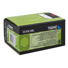 Cartouche de toner d'origine Lexmark 702HC Cyan - 70C2HC0