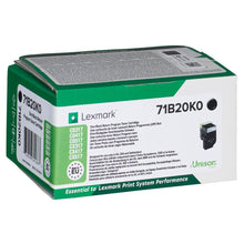 Cartouche de toner d'origine Lexmark Noir - 71B20K0