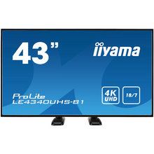 Écran dynamique (digital signage) 43 pouces Iiyama - LE4340UHS-B1 - OfficePartner.fr