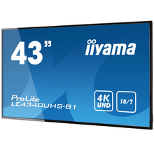 Écran dynamique (digital signage) 43 pouces Iiyama - LE4340UHS-B1 - OfficePartner.fr