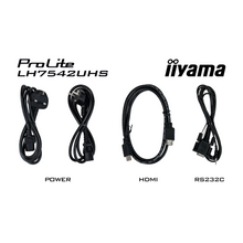 Écran dynamique (digital signage) 75 pouces iiyama Prolite - LH7542UHS-B3