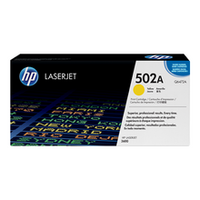 Cartouche de toner d'origine HP 502A couleur jaune - Q6472A - OfficePartner.fr