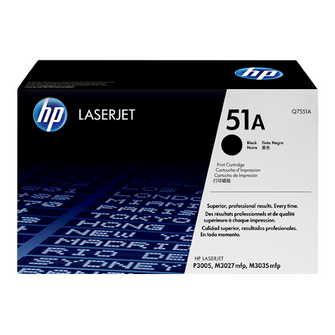 Cartouche de toner d'origine HP 51A couleur noir - Q7551A - OfficePartner.fr